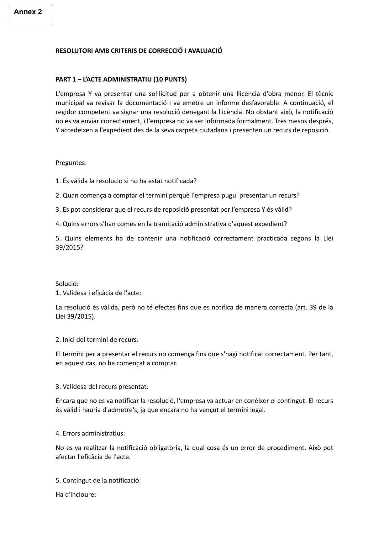 Página 1 de 5 del examen