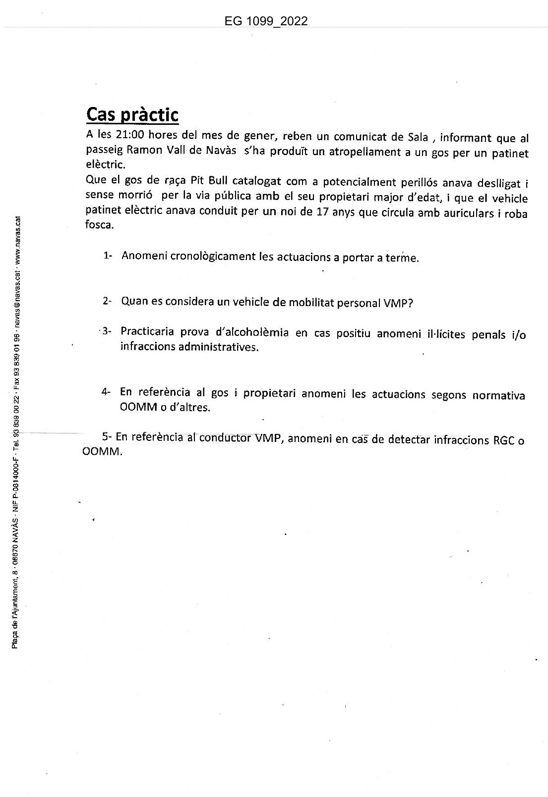 Página 1 de 3 del examen