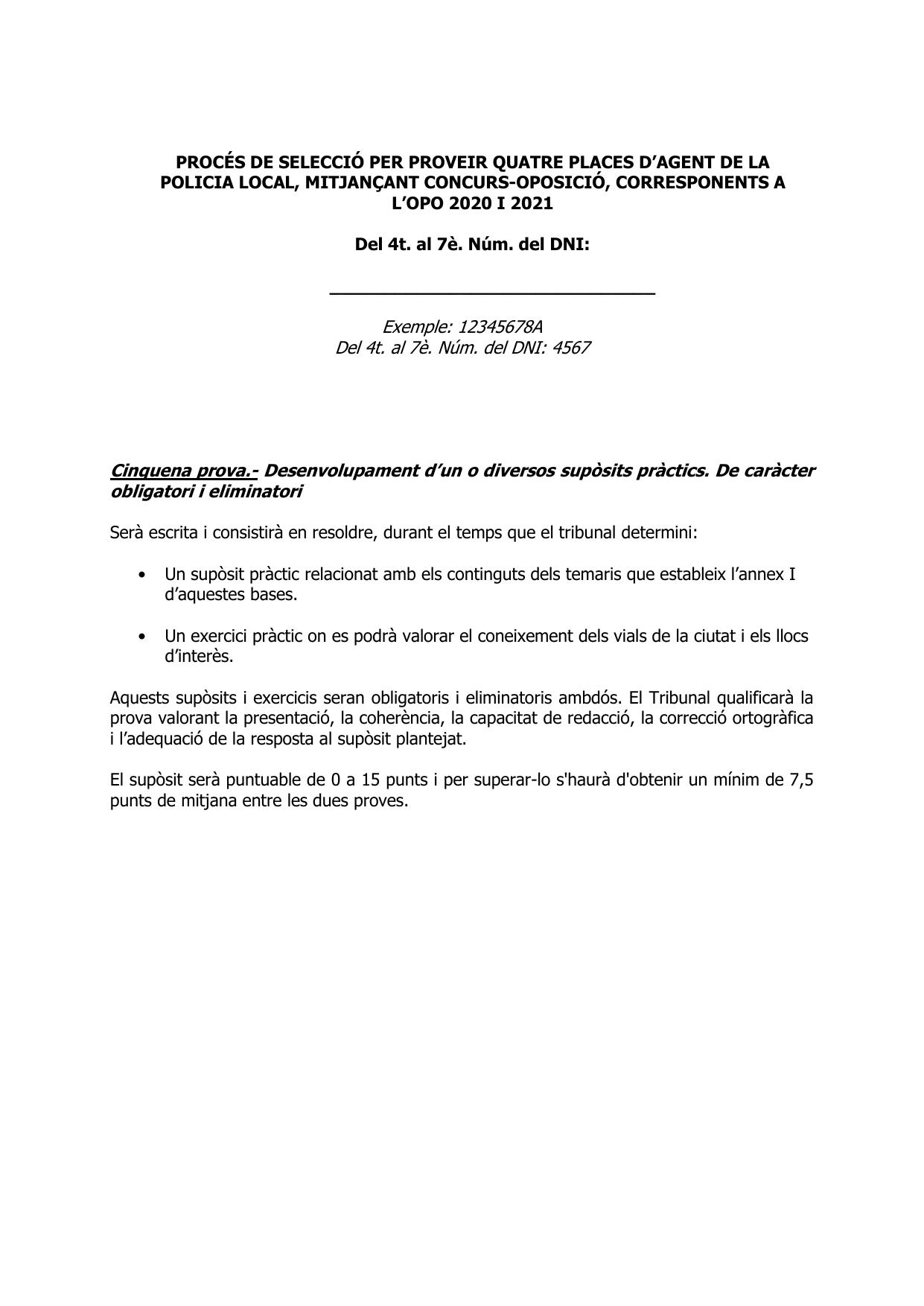Página 1 de 4 del examen