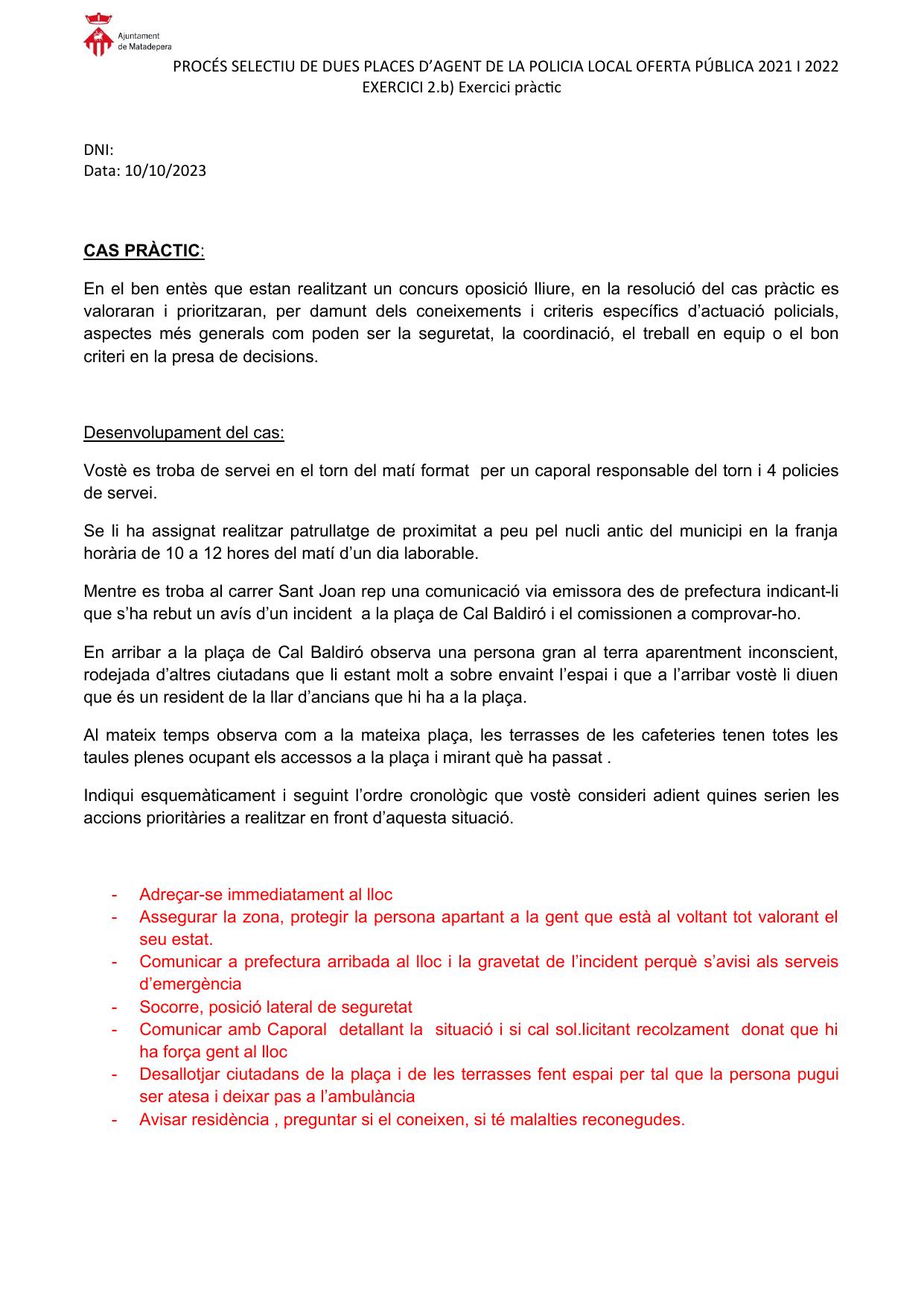 Página 1 de 1 del examen