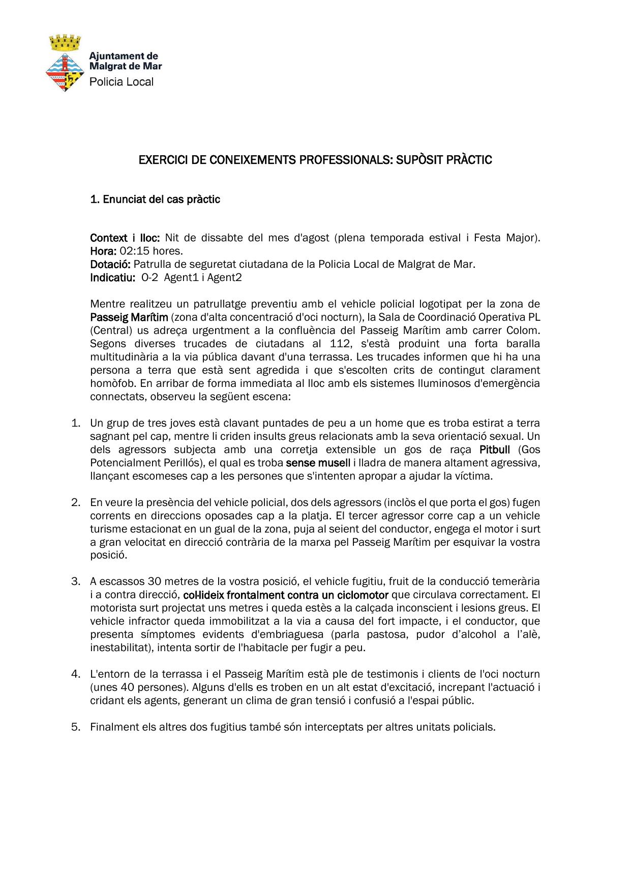 Página 1 de 8 del examen