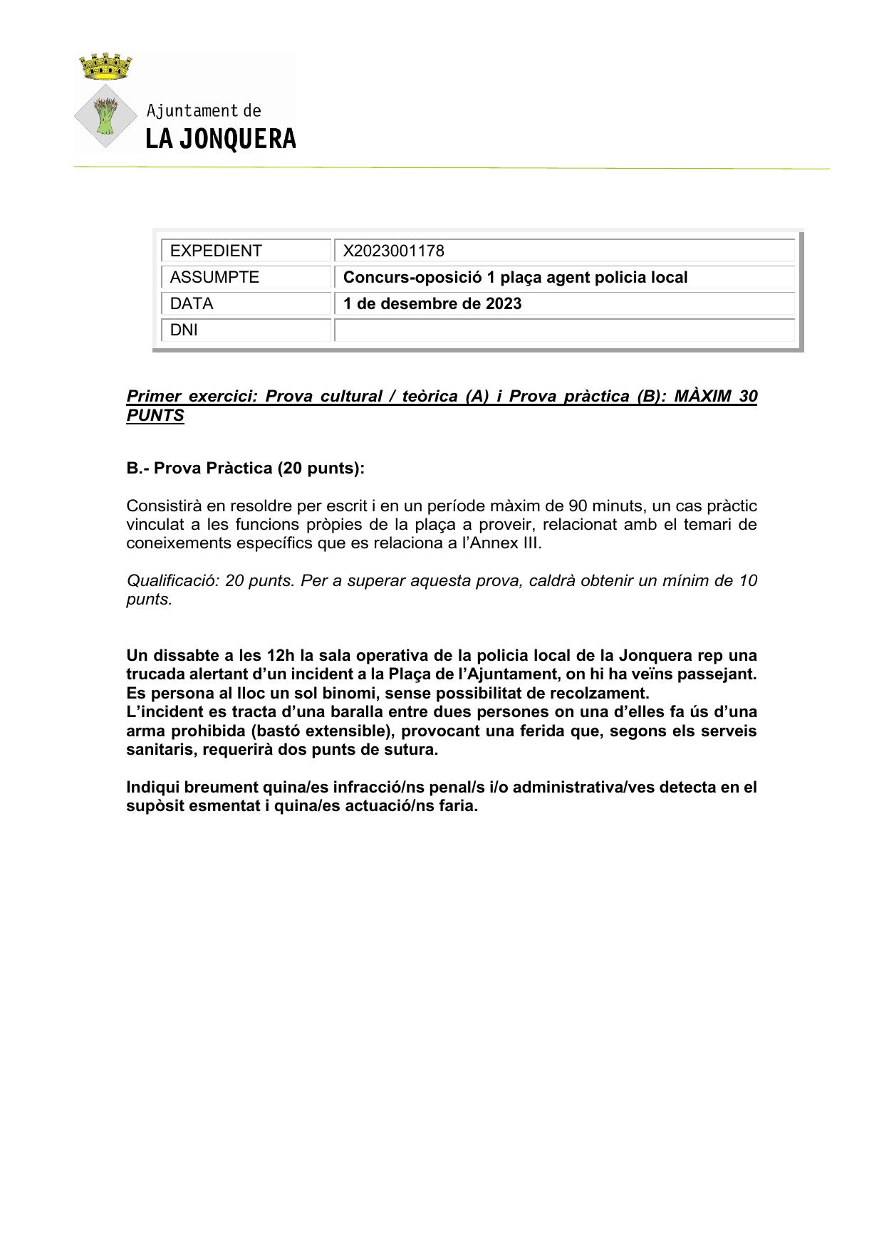 Página 1 de 1 del examen