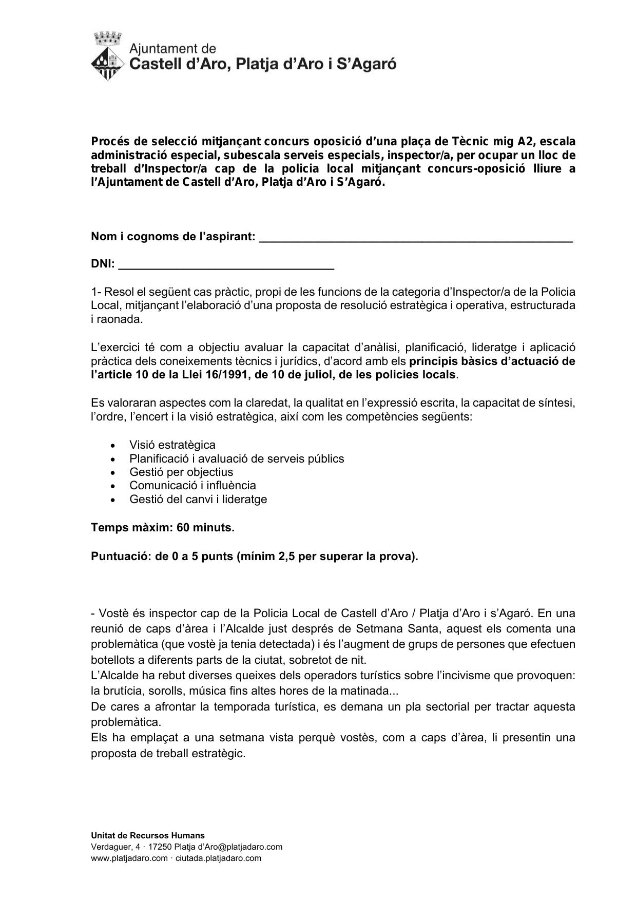 Página 1 de 1 del examen