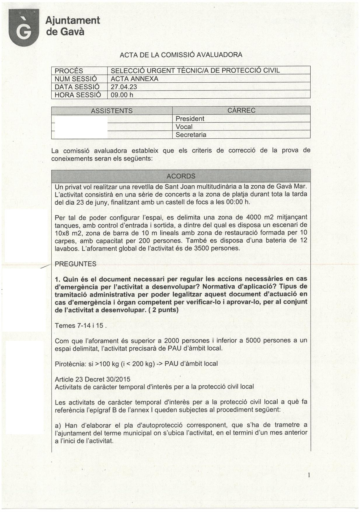 Página 1 de 8 del examen