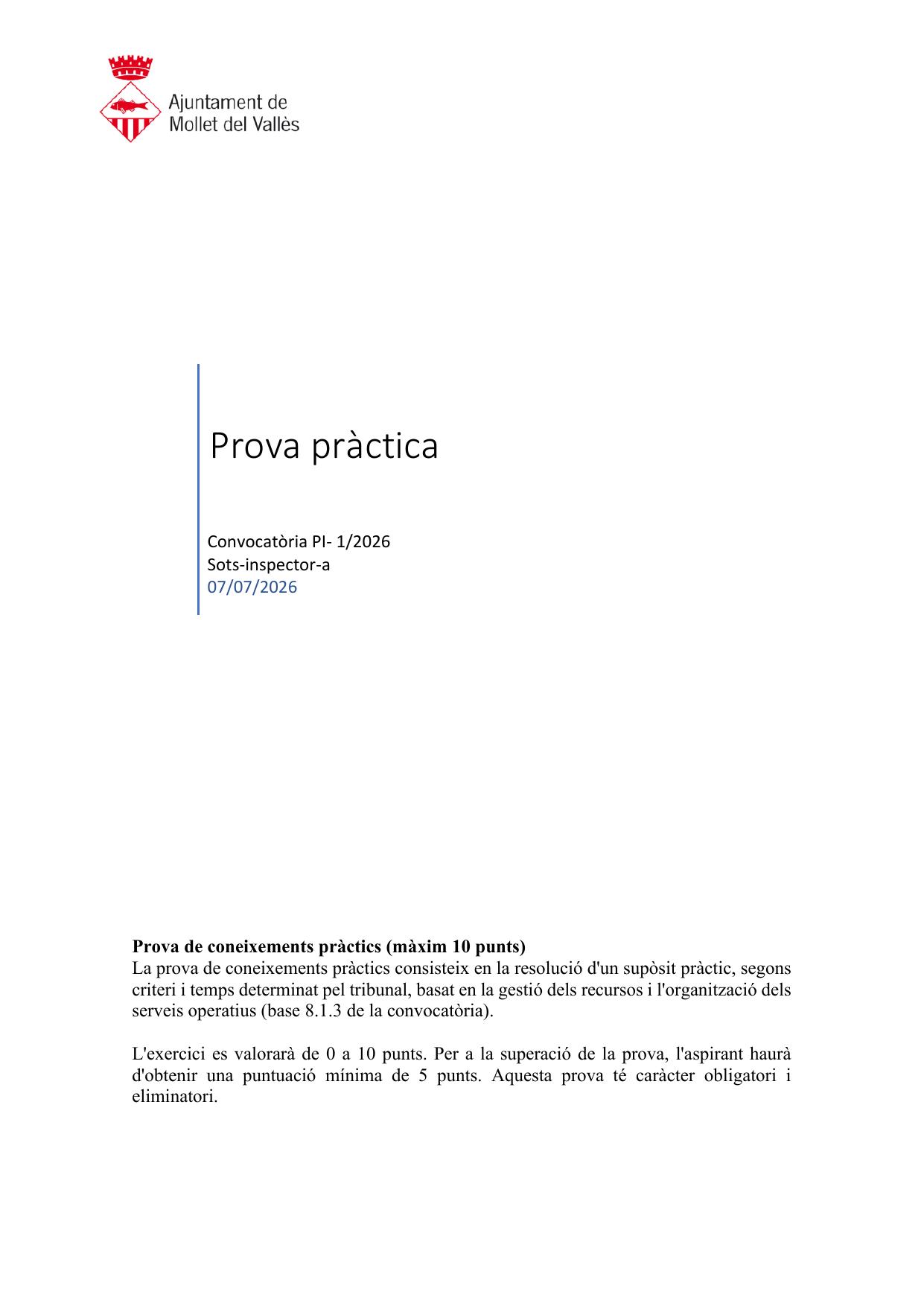 Página 1 de 3 del examen