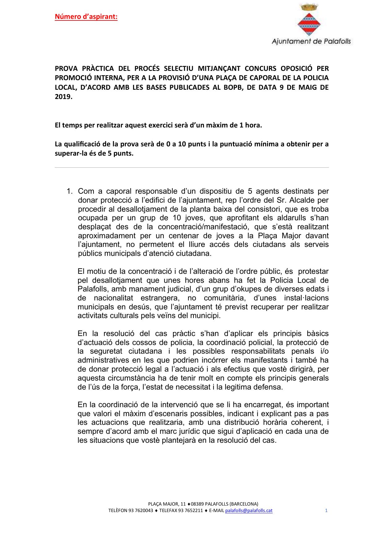 Página 1 de 1 del examen