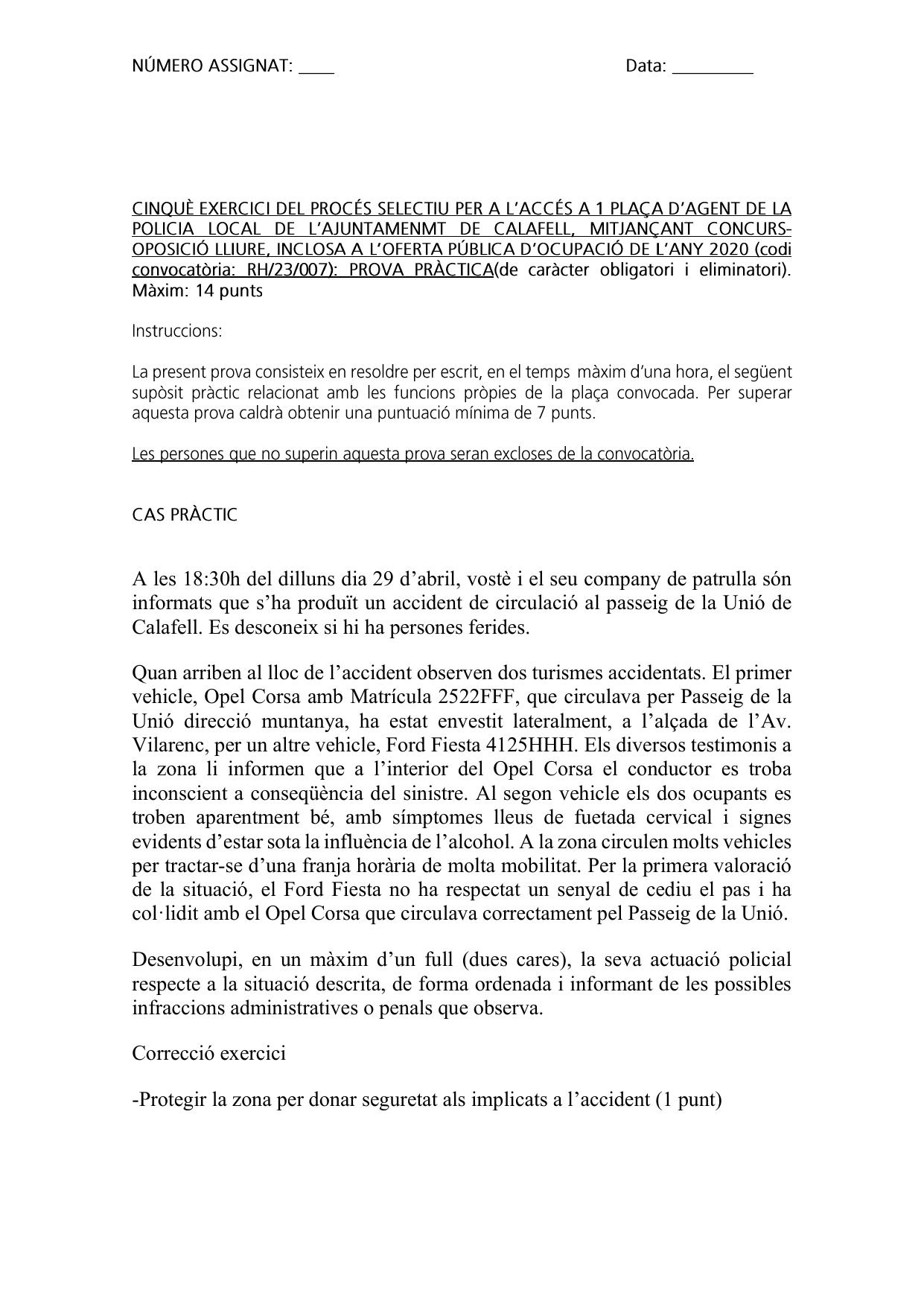 Página 1 de 2 del examen
