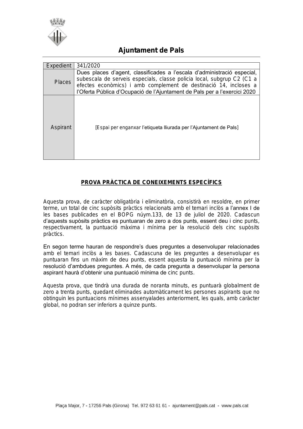 Página 1 de 7 del examen