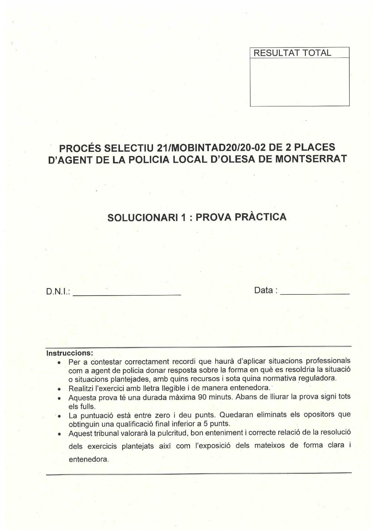 Página 1 de 6 del examen