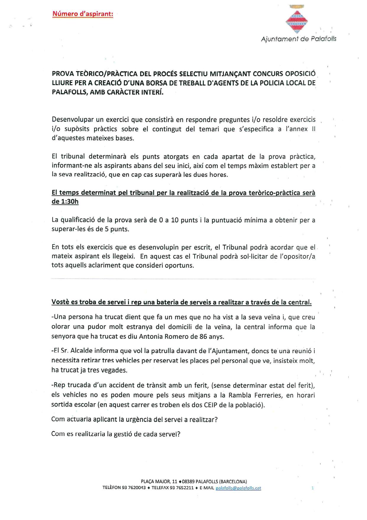 Página 1 de 6 del examen