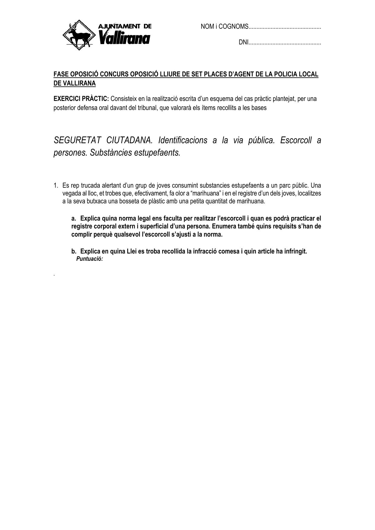 Página 1 de 1 del examen