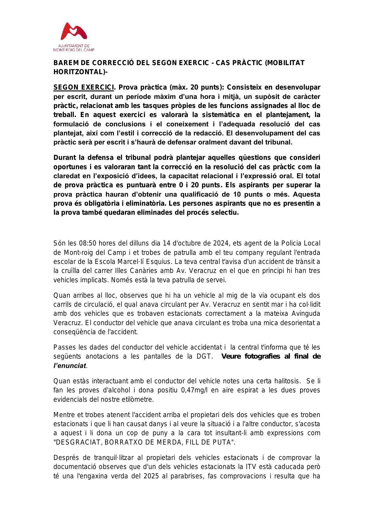 Página 1 de 4 del examen