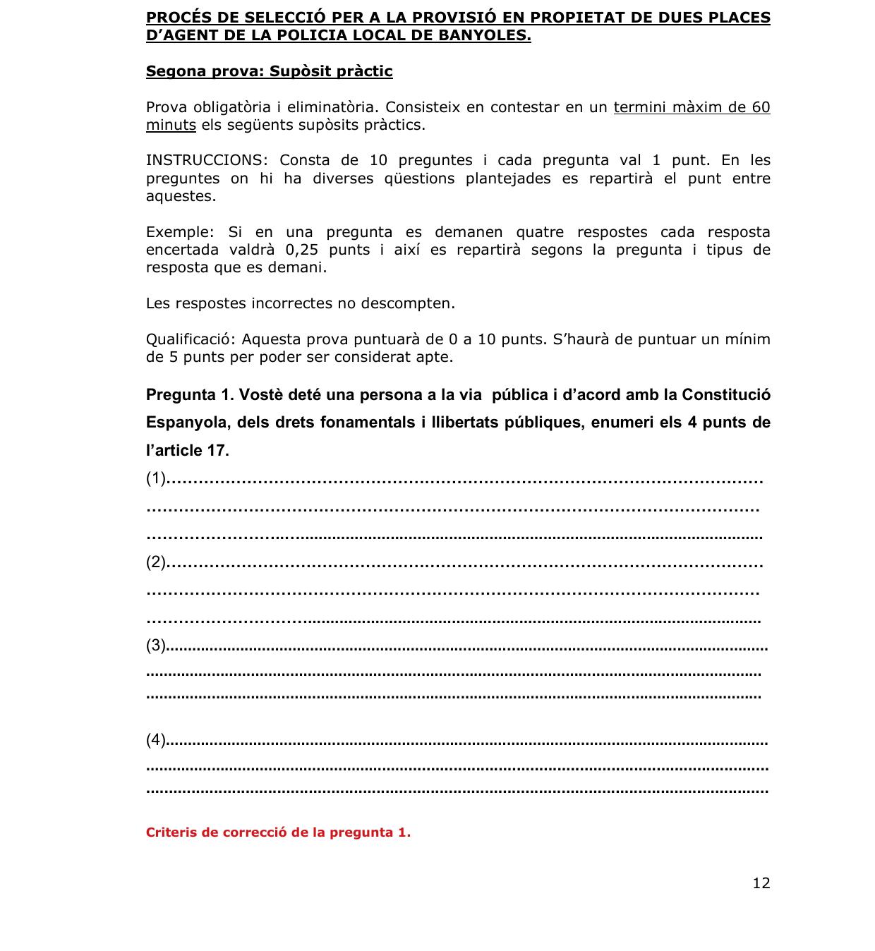 Página 1 de 9 del examen