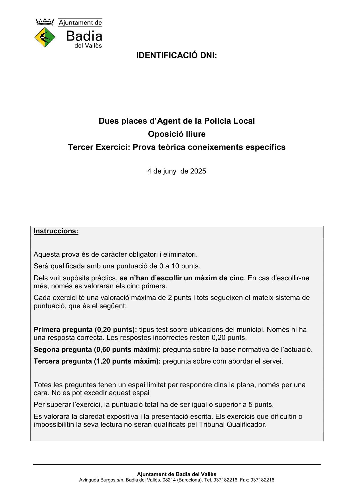 Página 1 de 22 del examen