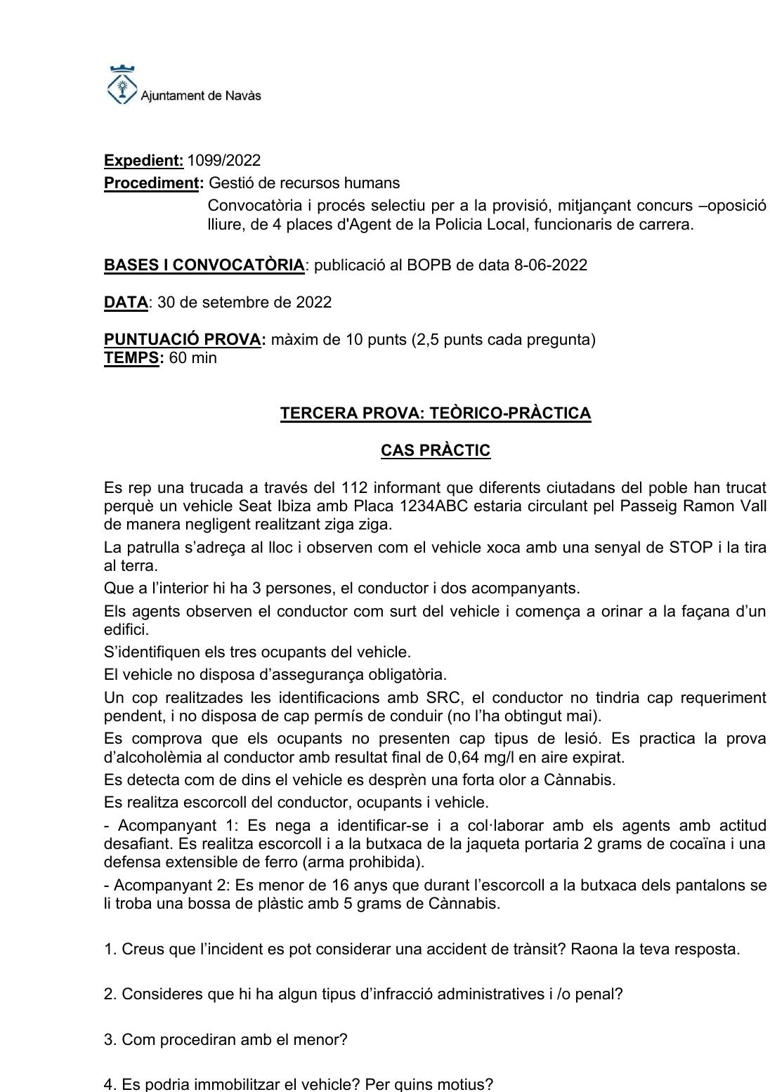 Página 1 de 2 del examen